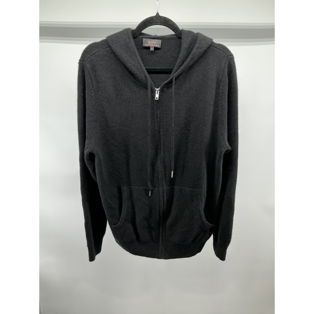 Mongolian Cashmere Full-Zip Hoodie